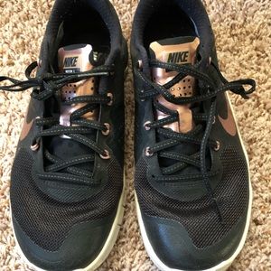Nike black and rose gold. Size 6 1/12